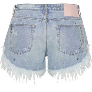 One teaspoon low waist blue rollers shorts